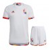 Billige Belgia Bortetrøye Barn VM 2022 Kortermet (+ korte bukser)